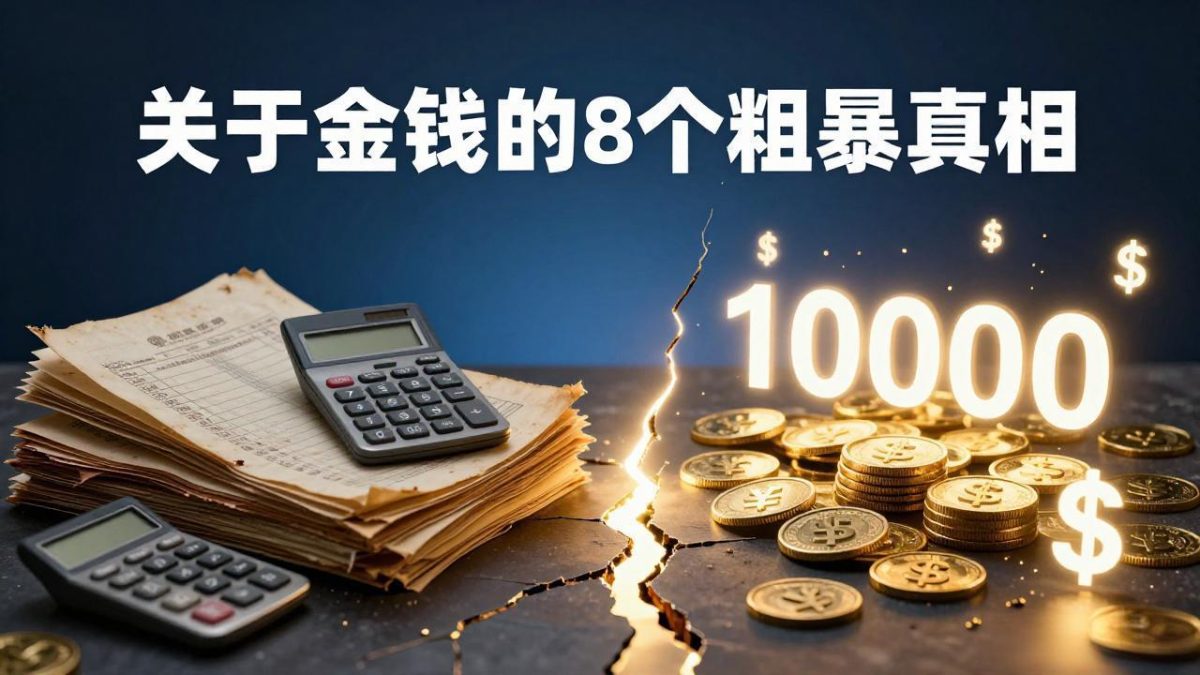 付费文章：关于金钱的 8 个粗暴真相，彻底重塑你的赚钱思维与财富认知-韬哥副业项目资源网