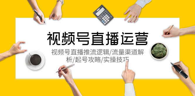 （5730期）视频号直播运营，视频号直播推流逻辑/流量渠道解析/起号攻略/实操技巧-韬哥副业项目资源网