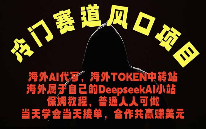 冷门赛道风口项目 海外AI代写！0成本运作完全免费！当天注册当天接单，接单接到手抽筋，无脑…-韬哥副业项目资源网