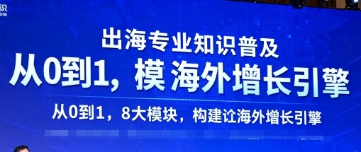 出海专业知识普及，从0到1，8大模块构建你的海外增长引擎-韬哥副业项目资源网