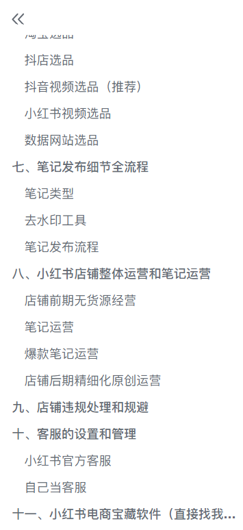 （5723期）小红书无货源电商爆单终极版【视频教程+实战手册】保姆级实操从0起店爆单-韬哥副业项目资源网