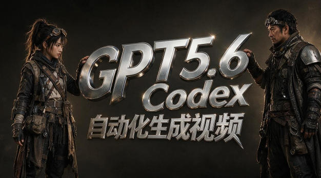 GPT5.6+Codex自动化视频生成:提示词设计×角色设定×封面海报×工作流思路,高效产出AI视频-韬哥副业项目资源网