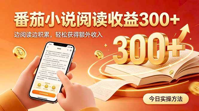 （20496期）全自动番茄挂机玩法，日入300+边阅读边积累，轻松获得额外收入-韬哥副业项目资源网