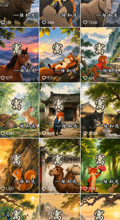 抖音某博主的AI寓言故事动画教学，涵盖封面设计、AI动画生成、工具、低成本薅羊毛生成，轻松入局蓝海赛道变现-韬哥副业项目资源网