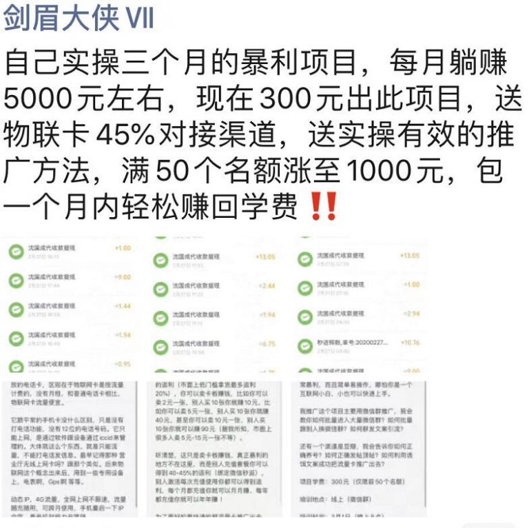 （1130期）剑眉大侠实操三个月得暴利项目，每月躺赚5000元左右（价值300元）-韬哥副业项目资源网