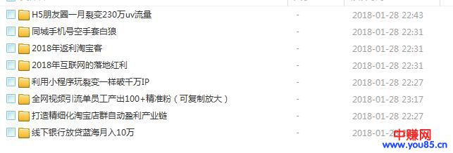 （888期）逐鹿琅琊会2018高手汇聚分享会：8个项目-最少一个月能赚5万-10元-韬哥副业项目资源网