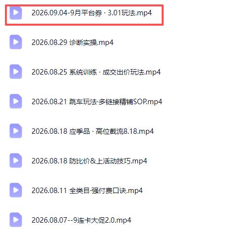 (20280期)拼多多实战特训营(更新26年9月):不管是新手入门或老商家冲量,都有实操方法,跟着学,少走弯路-韬哥副业项目资源网
