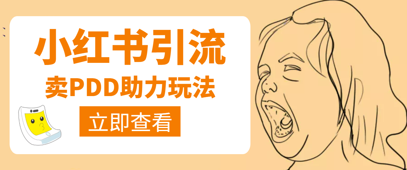 图片[1]-（3890期）利用小红书卖拼多多助力，日赚100+，顺便还能引个流【视频课程】-韬哥副业项目资源网