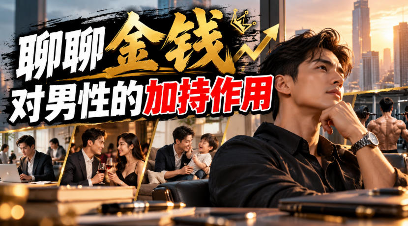 某公众号付费文章：聊聊金钱对男性的加持作用-韬哥副业项目资源网