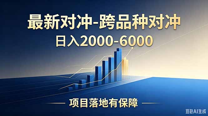 跨品种对冲震撼首发！日收益2000-6000+，项目绿色长久，安全稳健，合规靠谱，可批量放大-韬哥副业项目资源网