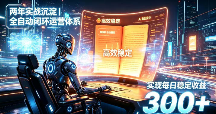 两年实战沉淀|全自动闭环运营体系,实现每日稳定收益300+【揭秘】-韬哥副业项目资源网