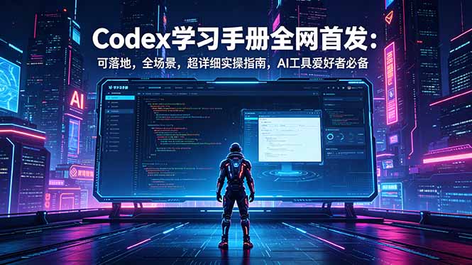 Codex学习手册全网首发:可落地,全场景,超详细实操指南,AI工具爱好者必备-韬哥副业项目资源网