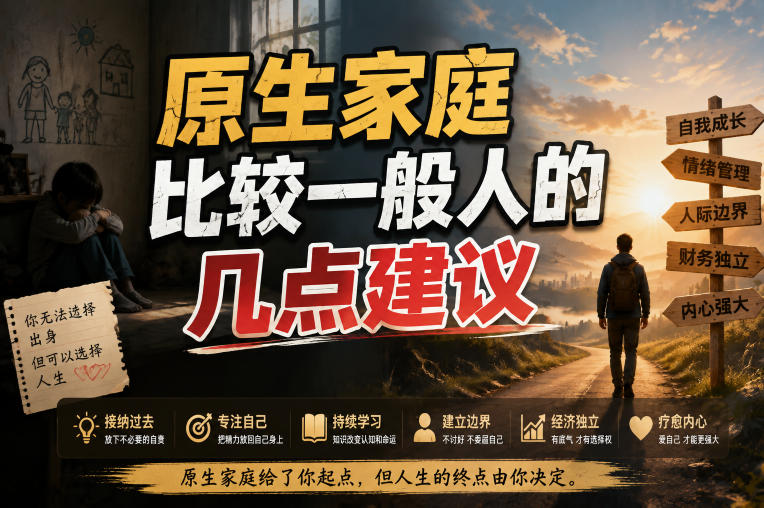 付费文章：给原生家庭比较一般人的几点建议-韬哥副业项目资源网