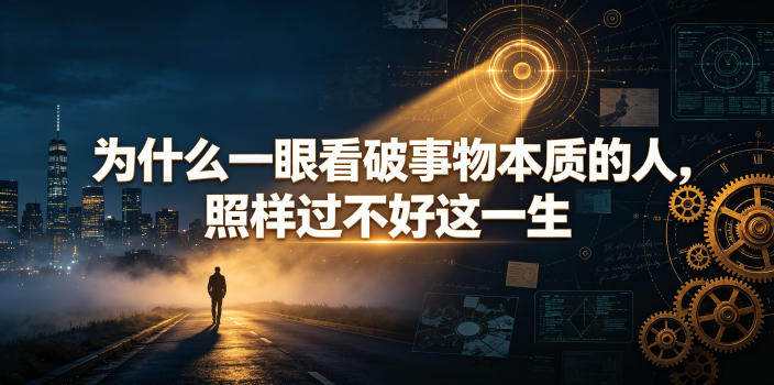 付费文章:为什么一眼看破事物本质的人,照样过不好这一生-韬哥副业项目资源网