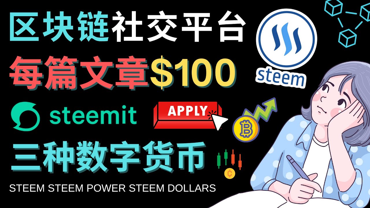 （4603期）区块链的社交媒体平台Steemit，每篇文章赚100美元 – 注册流程和盈利模式-韬哥副业项目资源网