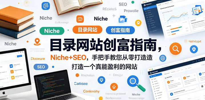 目录网站创富指南，Niche+SEO，手把手教您从零打造打造一个真能盈利的网站【原创双语字幕】-韬哥副业项目资源网