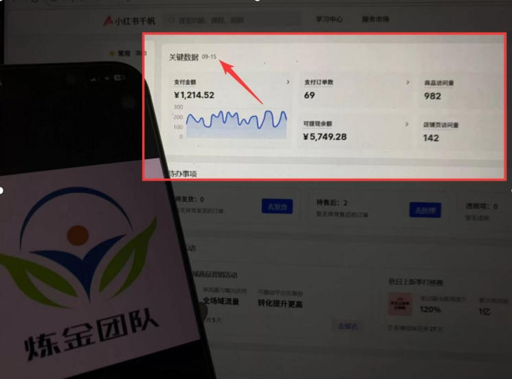 AI赋能小红书虚拟电商,单店单日收益1000+,教你玩转小红书流量分发机制【揭秘】-韬哥副业项目资源网