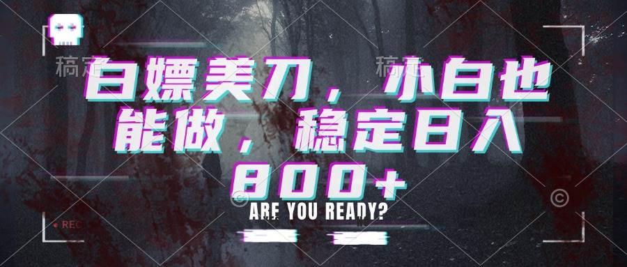 （20163期）白嫖美刀，小白也能做，稳定日入800+-韬哥副业项目资源网