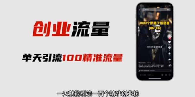图片[1]-（5866期）自媒体音频加图文制作视频 一天引流一百个精准创业粉【音频软件+图片素材】-韬哥副业项目资源网