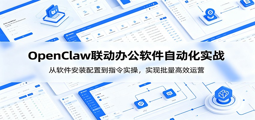 OpenClaw自动化实操课:从软件安装配置到指令实操,实现批量高效运营-韬哥副业项目资源网