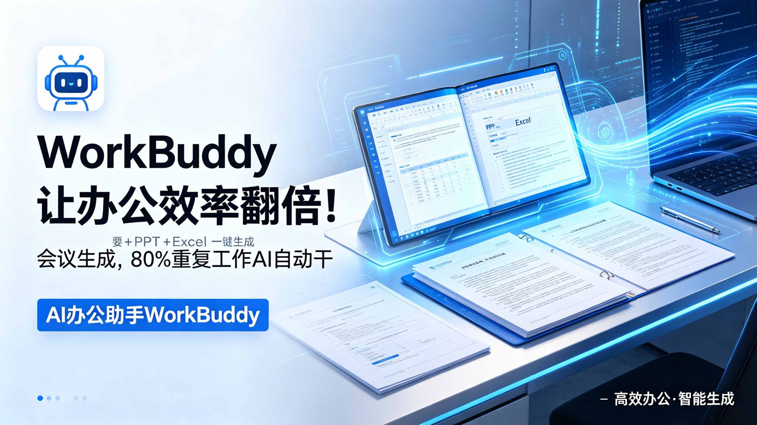 WorkBuddy让办公效率翻倍!会议纪要+PPT+Excel一键生成,80%重复工作AI自动干-韬哥副业项目资源网