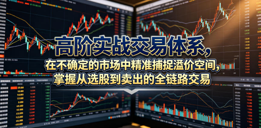 高阶实战交易体系,在不确定的市场中精准捕捉溢价空间,掌握从选股到卖出的全链路交易心法(更新6月)-韬哥副业项目资源网