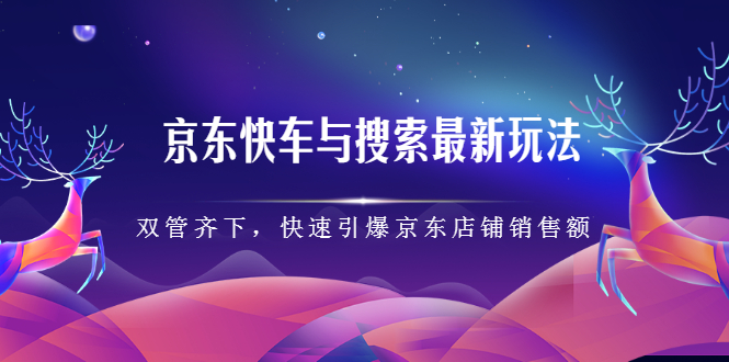 （2291期）京东快车与搜索最新玩法：双管齐下月销百万，快速引爆京东店铺销售额-韬哥副业项目资源网