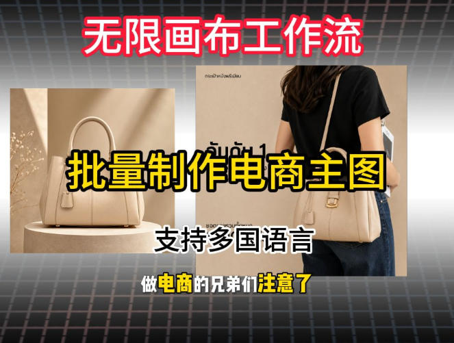 批量复刻电商爆款主图工作流搭建教学，批量下载，支持多国语言，不管是国内电商还是跨境店群都能用-韬哥副业项目资源网