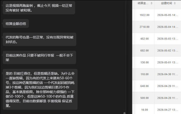 【团长合作2.0】视频矩阵项目_招发手矩阵+剪辑师,共赢项目【揭秘】-韬哥副业项目资源网