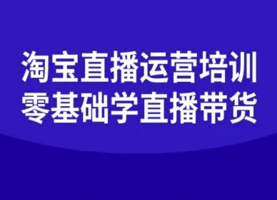 淘宝直播运营培训-零基础学会直播卖货-韬哥副业项目资源网